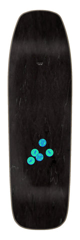 9.14in Delfino Pinball Santa Cruz Shaped Skateboard Deck