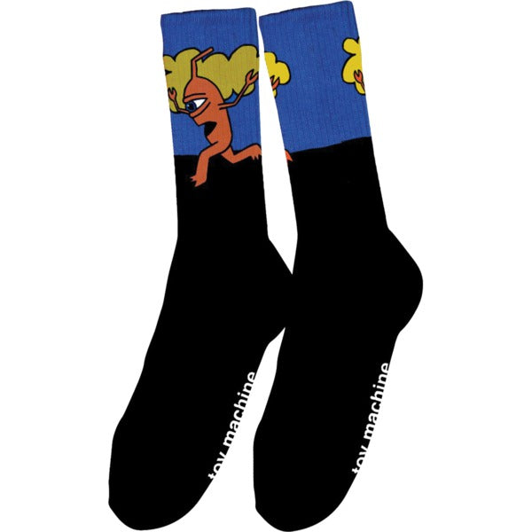 Toy Machine Skateboards Early Sect Black Crew Socks