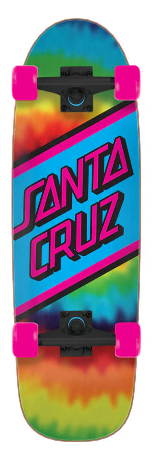 8.79in Rainbow Tie Dye Santa Cruz Street Cruiser