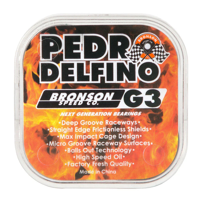 Pedro Delfino G3 Bronson Skateboard Bearings