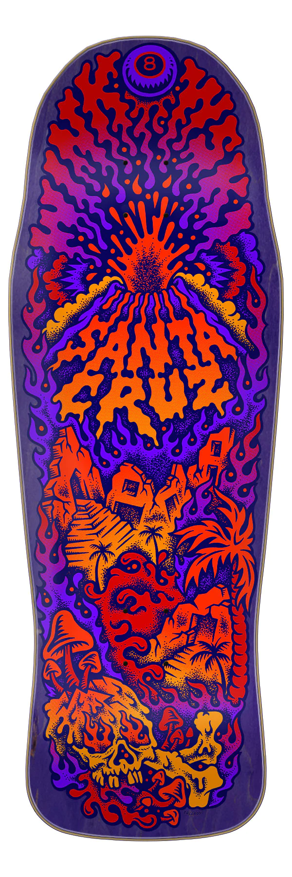 SANTA CRUZ WINKOWSKI VOLCANO SHAPED DECK 10.34