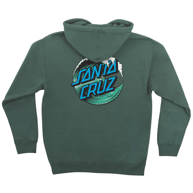 Wave Dot Mens Santa Cruz Hoodie