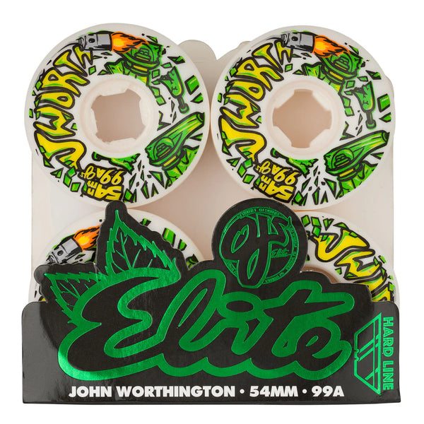 54mm John Worthington Elite Hardline 99a OJ Skateboard Wheels