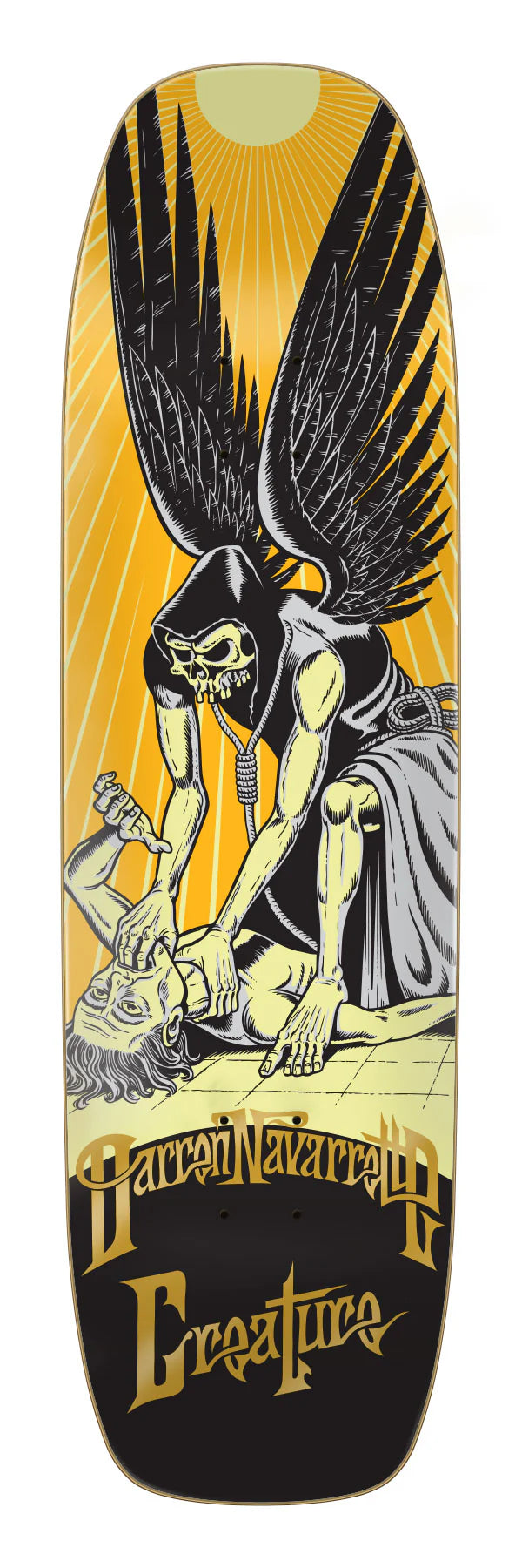 9.00in Navarrette Angel Of Death XL Creature Skateboard Deck