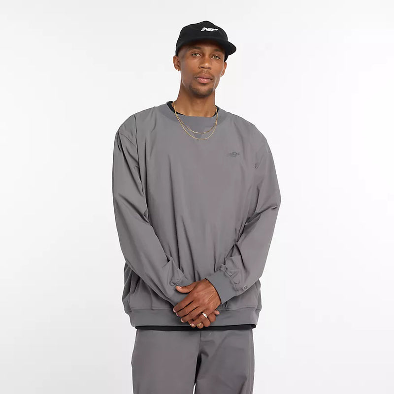 New Balance Numeric Woven Crew- Castlerock