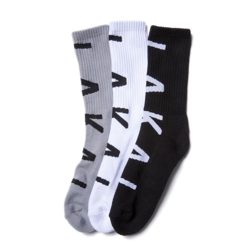 LAKAI BIG CREW SOCK 3 PACK