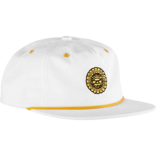 BONES WHEELS Pushing Up Daisies Hat Low Pro White