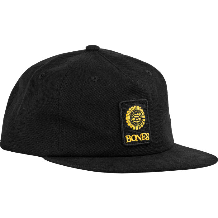 BONES WHEELS Pushing Up Daisies Hat 5 Panel Black