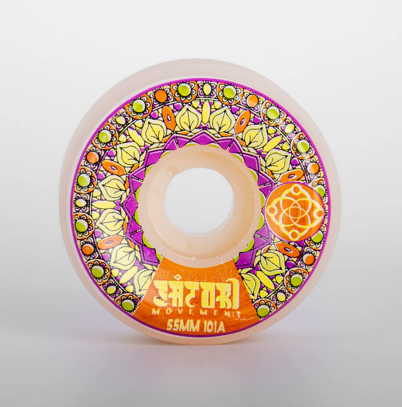 SATORI- 55MM MANDALA SERIES SKATE WHEELS (101A CONICAL)