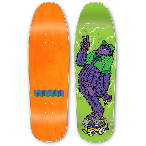 STRANGELOVE GRAPE APE LIME GREEN DECK 9.5