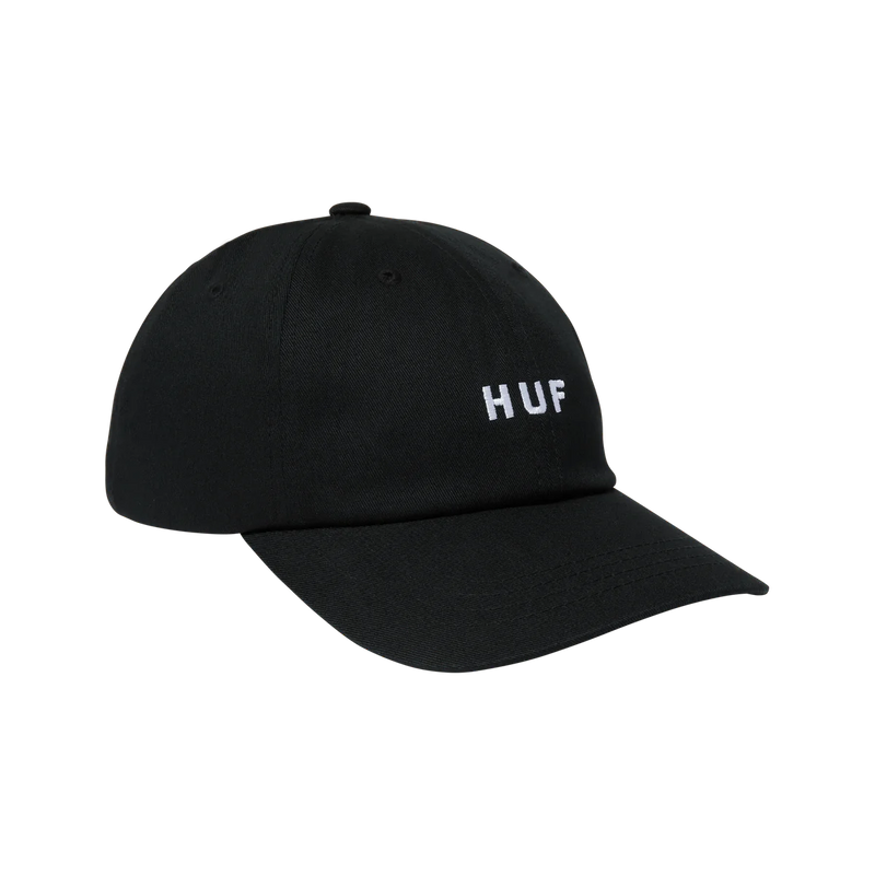 HUF OG CV 6 PANEL HAT (BLACK)