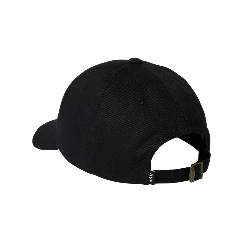 HUF OG CV 6 PANEL HAT (BLACK)