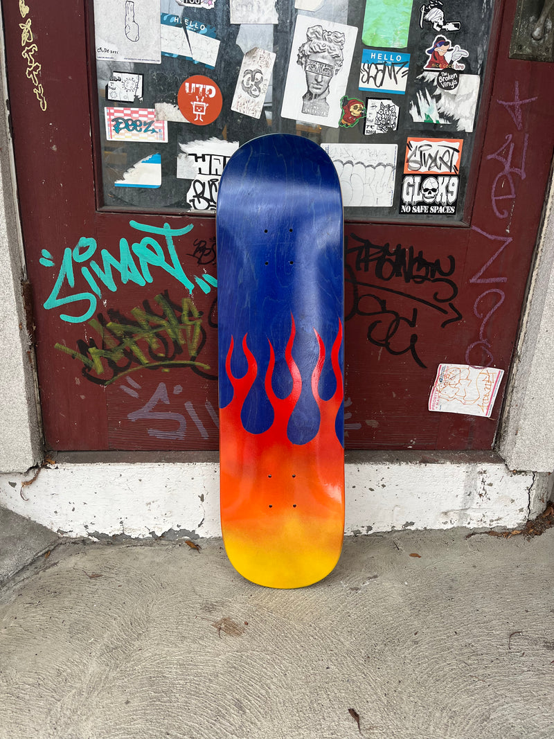 Town & Country Hand Painted Flame Deck