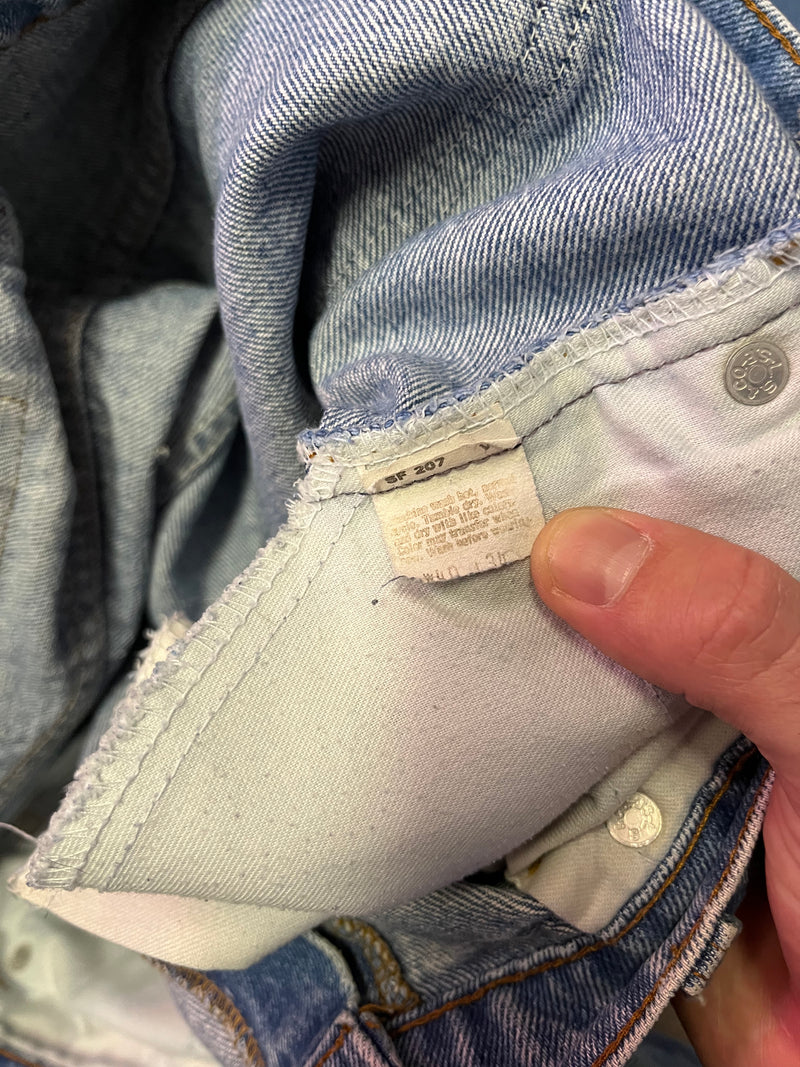 Light Wash Levis Orange Tab