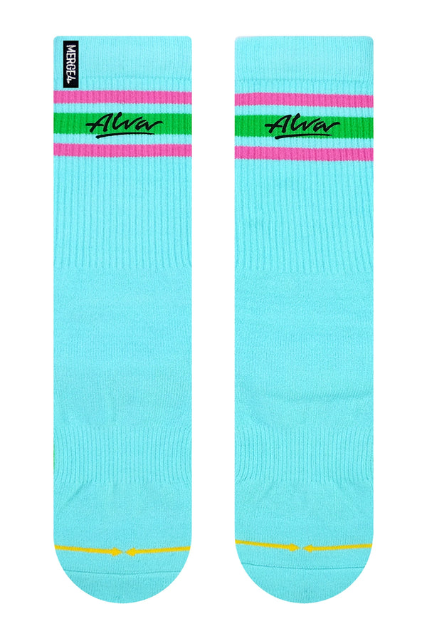ALVA STRIPES MERGE4 SOCKS