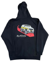 Shop Slappy Van Zip Hood (Black)