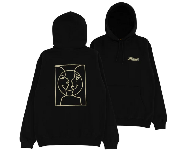 KROOKED MOONSMILE RAW HOODIE - XL