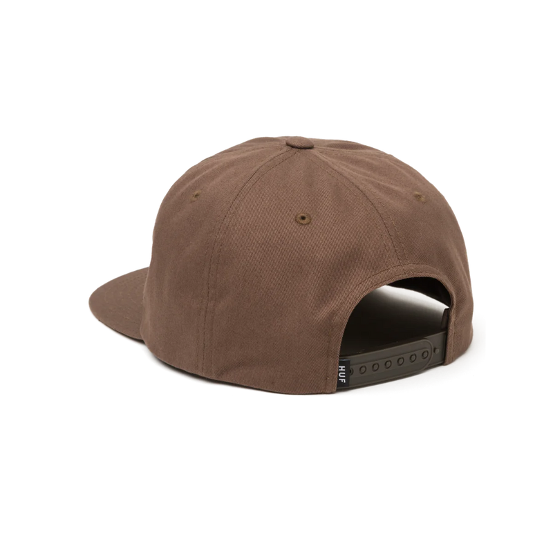 HUF SET BOX SNAPBACK BROWN