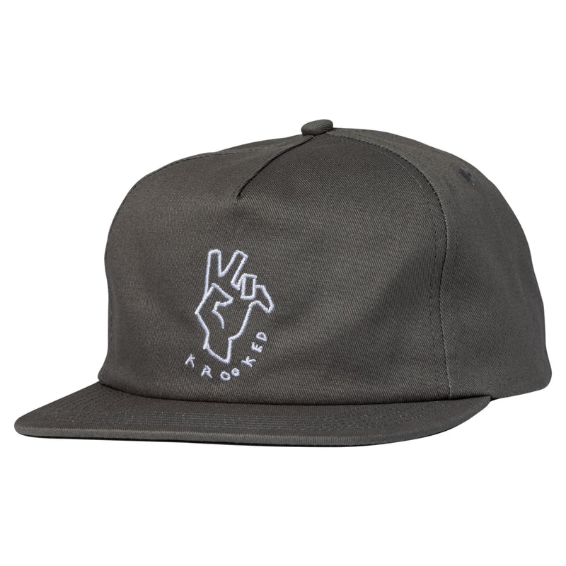 Krooked Handy Snapback (Charcoal)