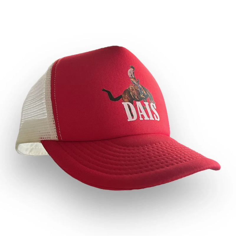 Dais- Cowboy Trucker Hat Red