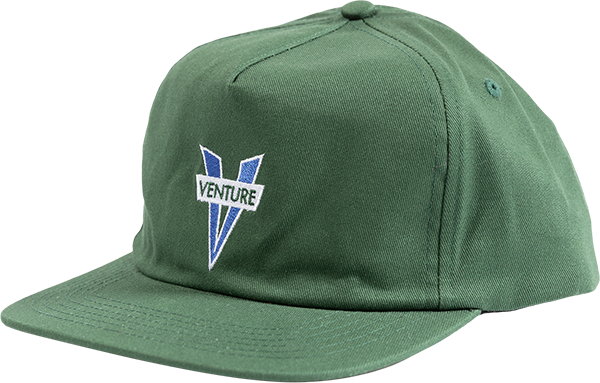 VENTURE- HERITAGE SNAPBACK HAT DARK GREEN