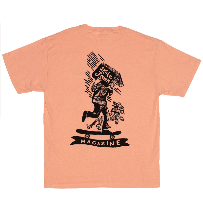 Skate Jawn Rain Tee - Peach