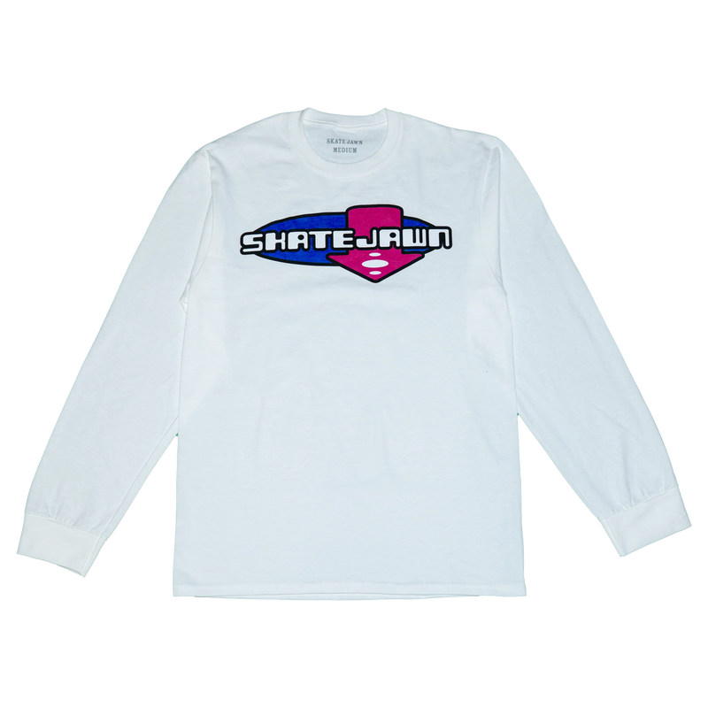 Skate Jawn Downtown Longsleeve- White