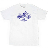 SNACK JAWN PIT BIKE TEE WHITE