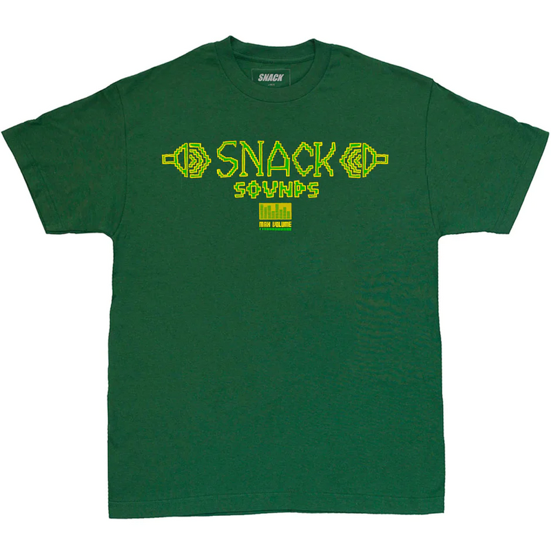 SNACK SOUNDS TEE - PINE XL