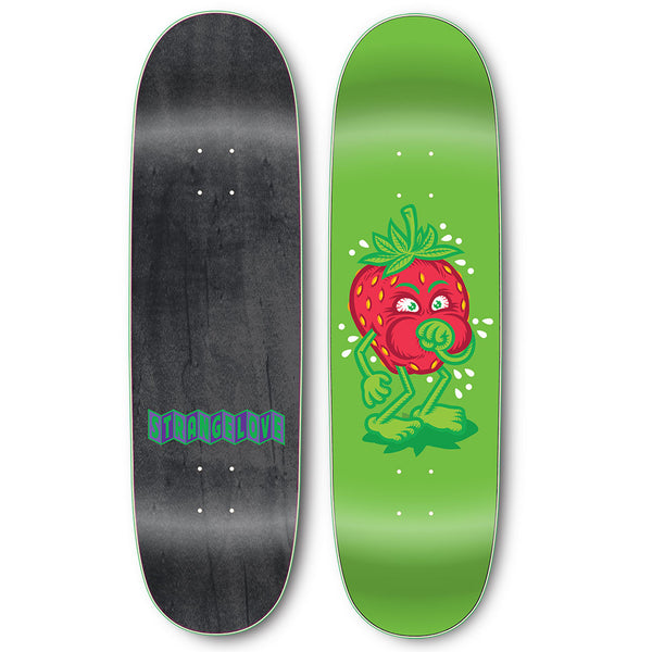 STRANGELOVE STRAWBERRY COUGH 710 DROP GREEN FLOCKED DECK 8.875