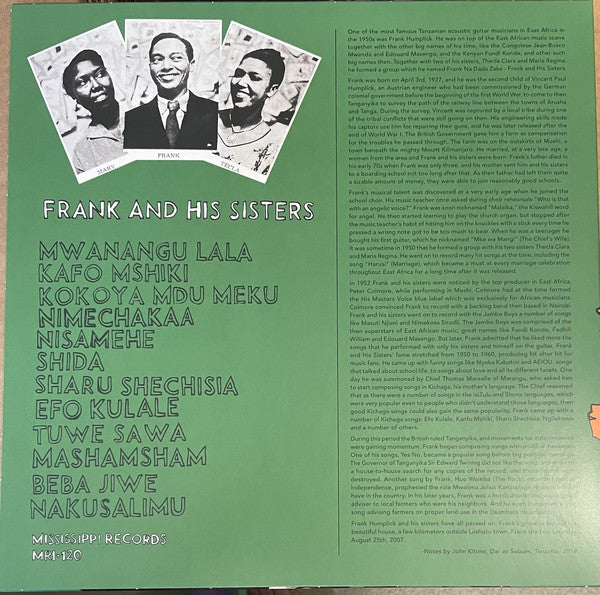 Frank And His Sisters* : Frank And His Sisters (LP, Album)