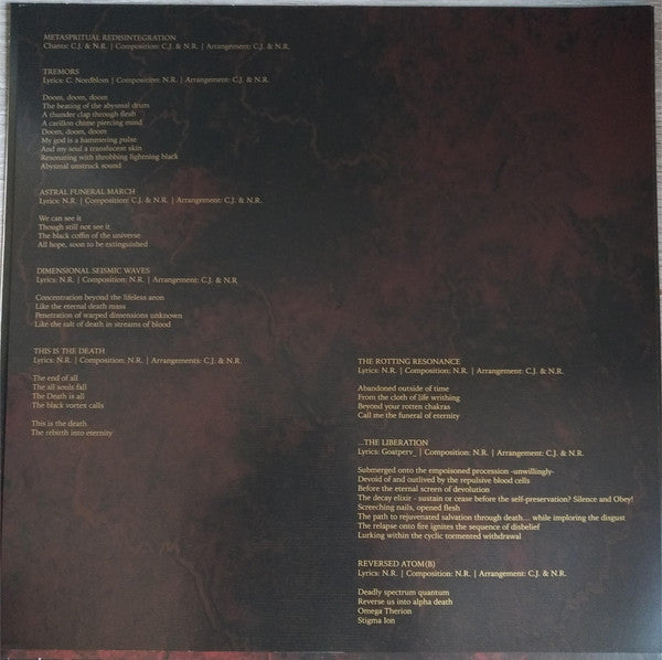 Saltas : Mors Salis Opus I (LP, Album)
