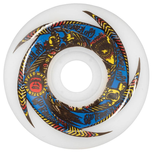 OJ II Team Rider Speedwheels Original White 97a OJ Skateboard Wheels 61MM