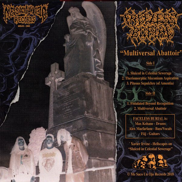 Faceless Burial : Multiversal Abattoir (12", MiniAlbum, RP)