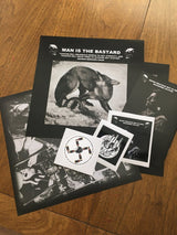 Man Is The Bastard / Man Is The Bastard Noise* : Nazi Drunks Fuck Off Live / Native American Live (LP, Ltd, Pic, RE)