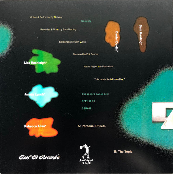Delivery (6) : Personal Effects / The Topic  (7", Ltd, Bla)