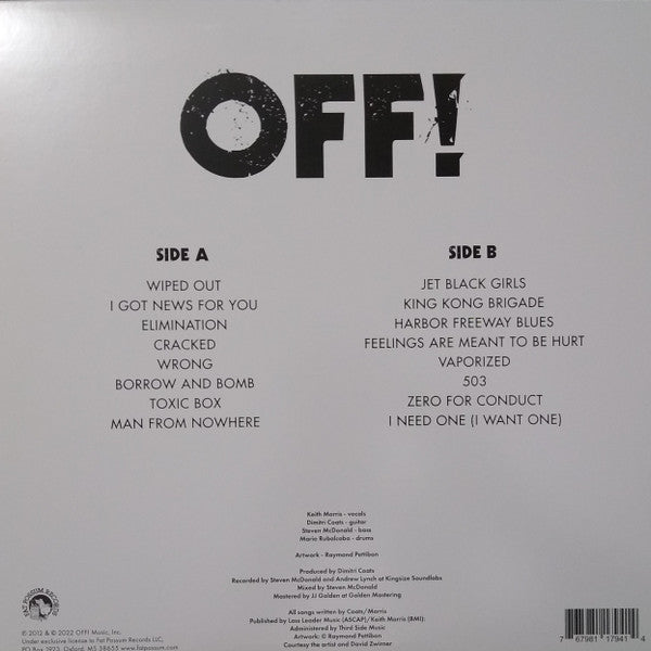 OFF! : OFF! (LP, Album, Ltd, RE, Ora)