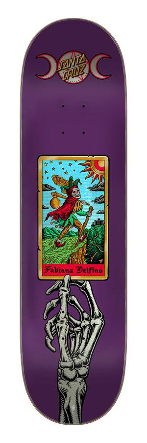 8.25in x 31.60in Delfino Tarot VX Deck Santa Cruz Skateboard Deck