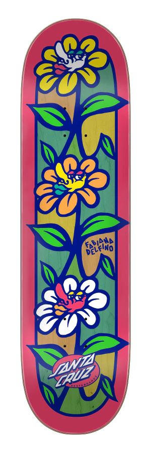 SANTA CRUZ DELFINO FLOWER CREW VX DECK 8.25