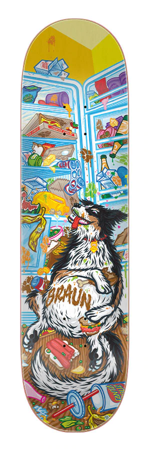 SANTA CRUZ BRAUN MUNCHIES EVERSLICK DECK 8.25