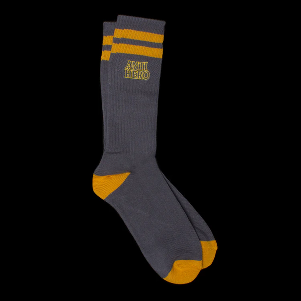 ANTIHERO BLACK HERO OUTLINE SOCKS