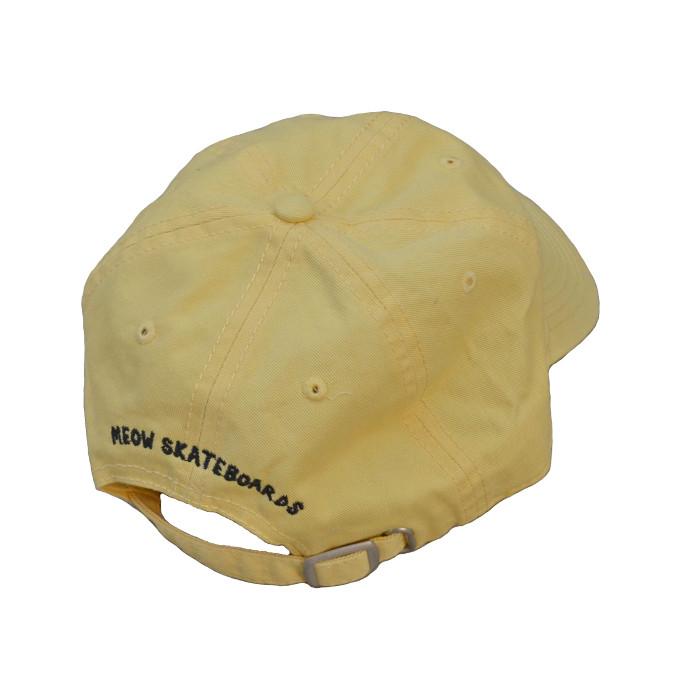 MEOW SKATEBOARDS UNSTRUCTURED HAT BUTTER