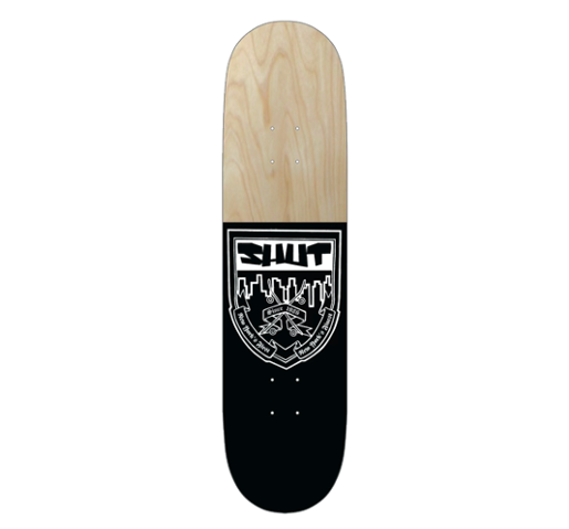 SHUT TEAM CREST TWO TONE DECK 8.25