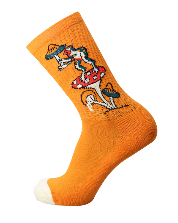 FROG SHROOM PSOCKADELIC SOCKS