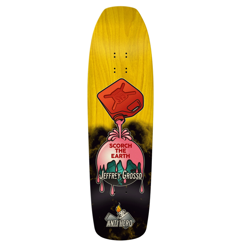 ANTI HERO GROSSO SCORCH EARTH SHAPED DECK 9.25