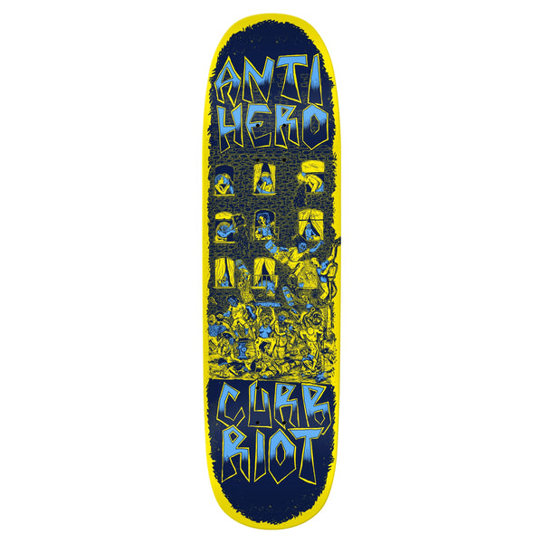 ANTI HERO TEAM CURB RIOT III SHAPED DECK 8.63