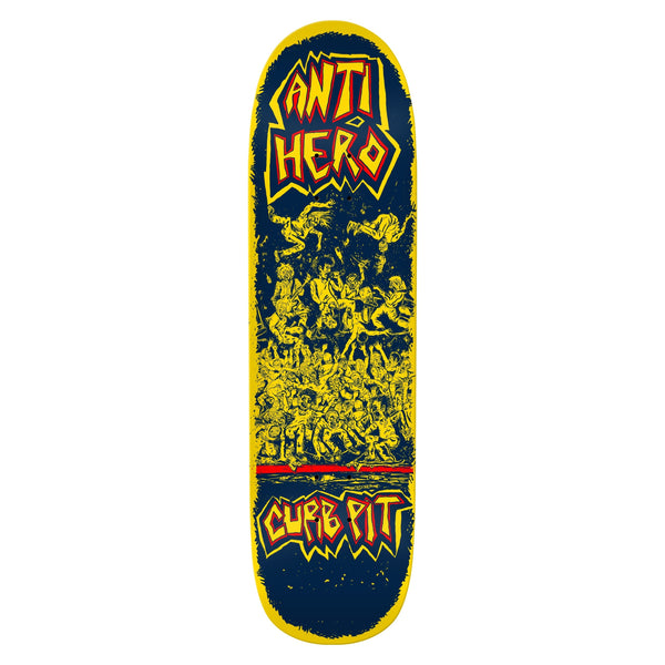 ANTI HERO TEAM CURB PIT III SHAPED DECK 8.55