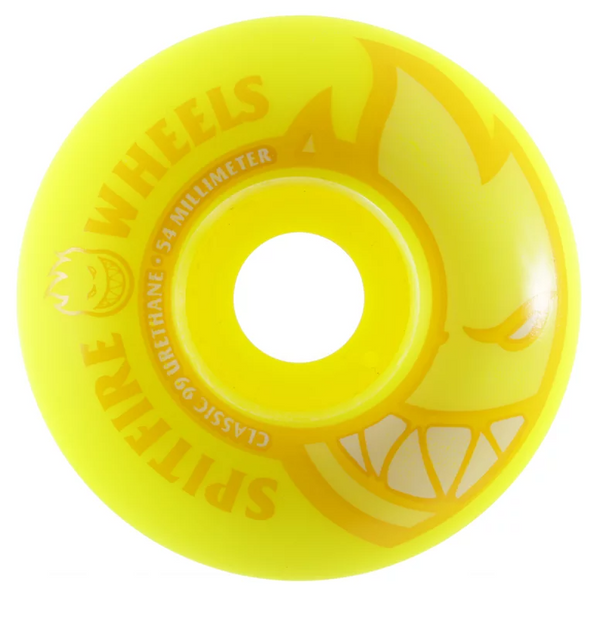 SPITFIRE BIGHEAD NEON YELLOW 54MM 99A