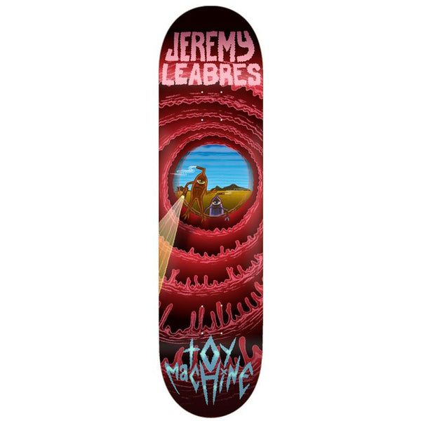 TOY MACHINE JEREMY LEABRES CAVE SECT DECK 8.5